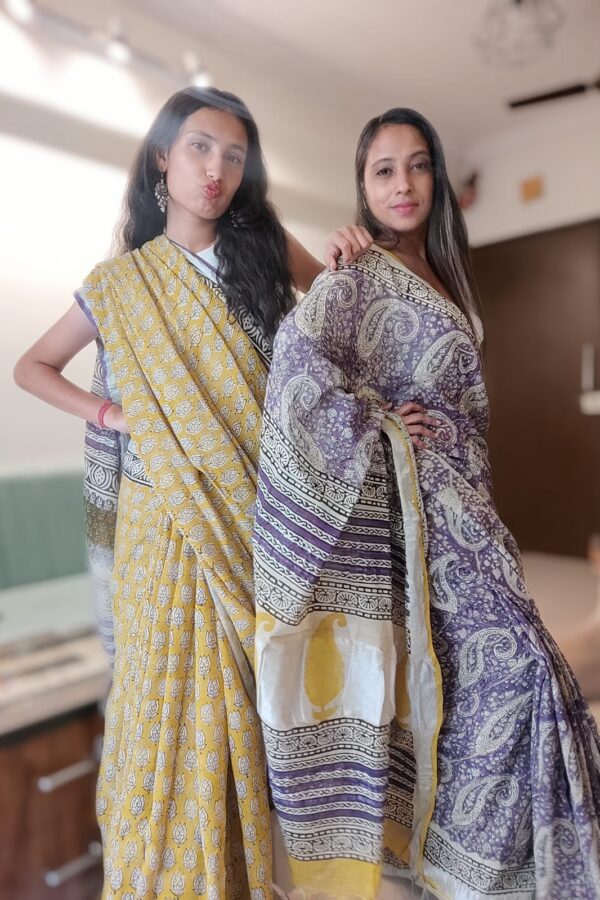 Shakuntala... Purple- Yellow Hues